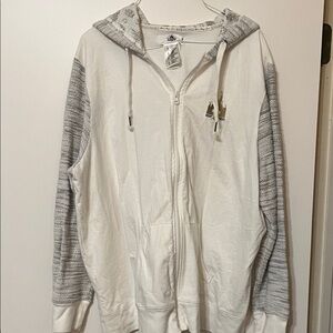 Disney Parks Cream Zip-Up Hoodie | Castle